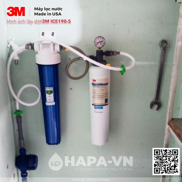 Máy Lọc Nước 3M ICE190-S Chuyên Dùng Cho Quán Cà Phê, Nhà Hàng - Nhập Khẩu Mỹ