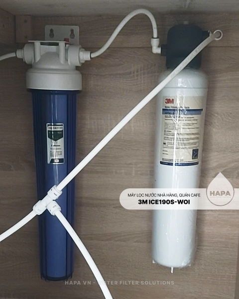 Máy Lọc Nước 3M ICE190S-WOI Chuyên Dùng Cho Quán Cà Phê, Nhà Hàng - Nhập Khẩu Mỹ