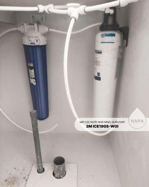 Máy Lọc Nước 3M ICE190S-WOI Chuyên Dùng Cho Quán Cà Phê, Nhà Hàng - Nhập Khẩu Mỹ