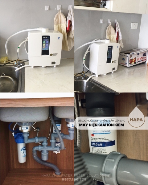 Bộ Tiền Xử Lý Nước 3M Cho Máy Điện Giải iON Kiềm - Nhập khẩu Mỹ