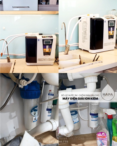 Bộ Tiền Xử Lý Nước 3M Cho Máy Điện Giải iON Kiềm - Nhập khẩu Mỹ