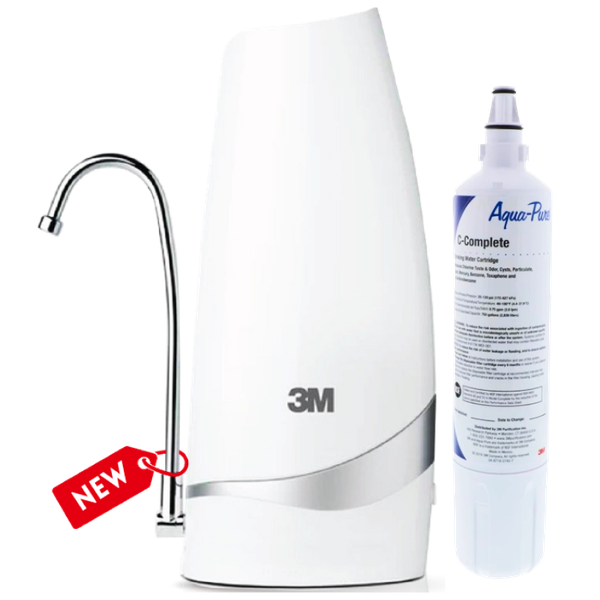 Máy Lọc Nước Uống Để Bàn 3M CTM-02, DIY Tự Lắp Dễ Dàng, Không Khoan Đục