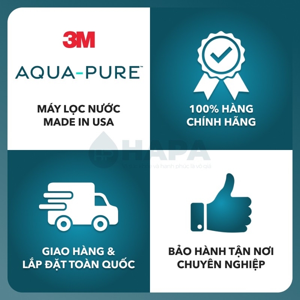 Máy Lọc Nước Nóng Lạnh 3M™ Aqua-Pure™ HCD-3C Công nghệ Hybrid Cooling mới nhất