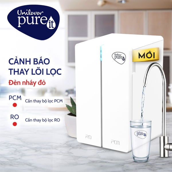 thông báo bộ lọc hết công suất trước 15 ngày và tự động ngắt nước khi bộ lọc hết hạn mà chưa được thay thế nhờ vào hệ thông đèn Led hiển thị.
