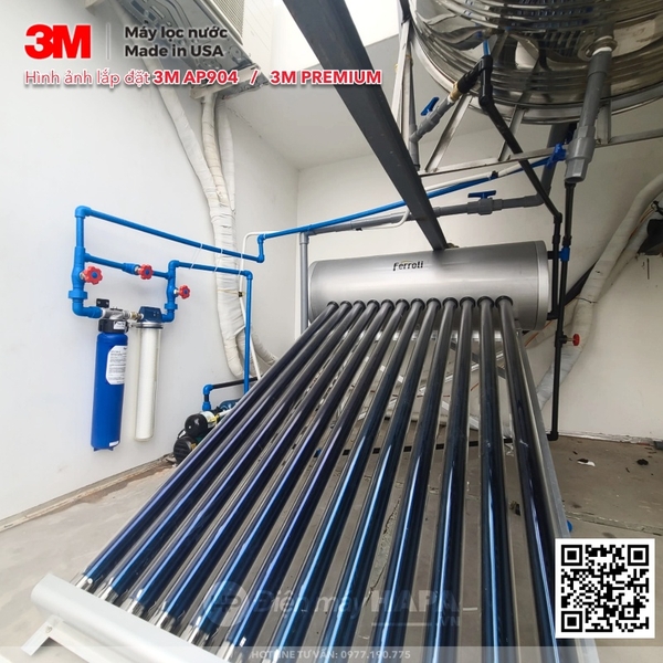 Ảnh lắp đặt thực tế của Máy Lọc Nước Tổng Đầu Nguồn 3M AP904 - Điện máy HAPA - 07