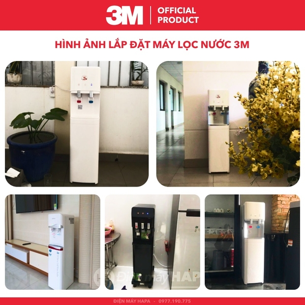 Máy Lọc Nước Nóng Lạnh 3M 2 Vòi - Bộ lọc nhập khẩu Mỹ