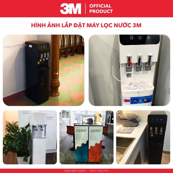 Máy Lọc Nước Nóng Lạnh 3M 2 Vòi - Bộ lọc nhập khẩu Mỹ