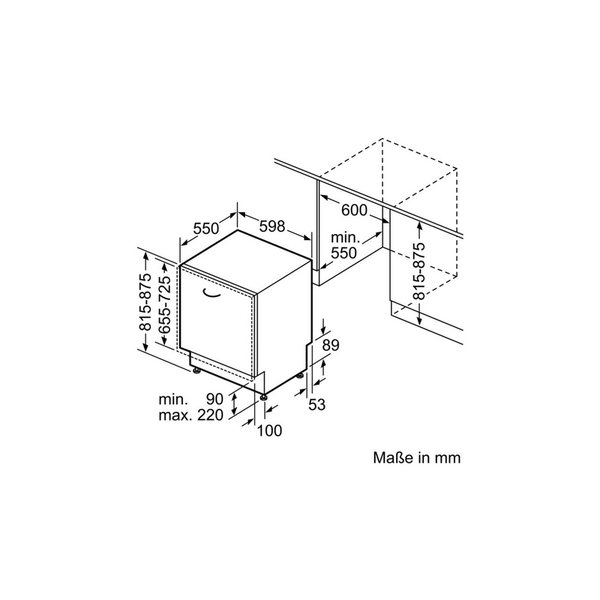 Máy Rửa Chén Bosch HMH.SMV46MX03E Âm Toàn Phần Serie 4 - 12 + 2 bộ