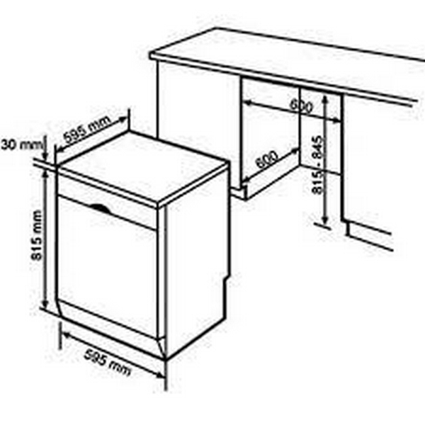 Máy Rửa Chén Bosch SMS68UI02E Độc Lập Serie 6 - 13 bộ