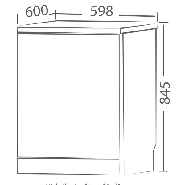 Máy Rửa Chén Bát Canzy CZ-DSW809EU SERI 8 - 15 bộ, 3 khay