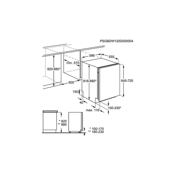 Máy Rửa Chén Electrolux ESL5310LO - 13 bộ