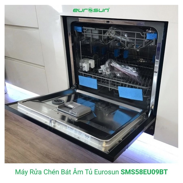 Máy Rửa Chén EUROSUN SMS58EU09BT Cao Cấp 8 Bộ - Nhập Khẩu Thái Lan