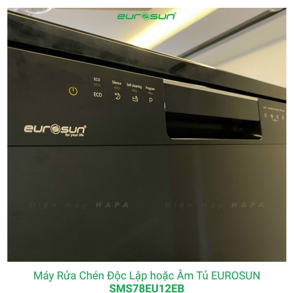 Máy Rửa Chén EUROSUN SMS78EU12EB, SMS78EU12ES 14 Bộ