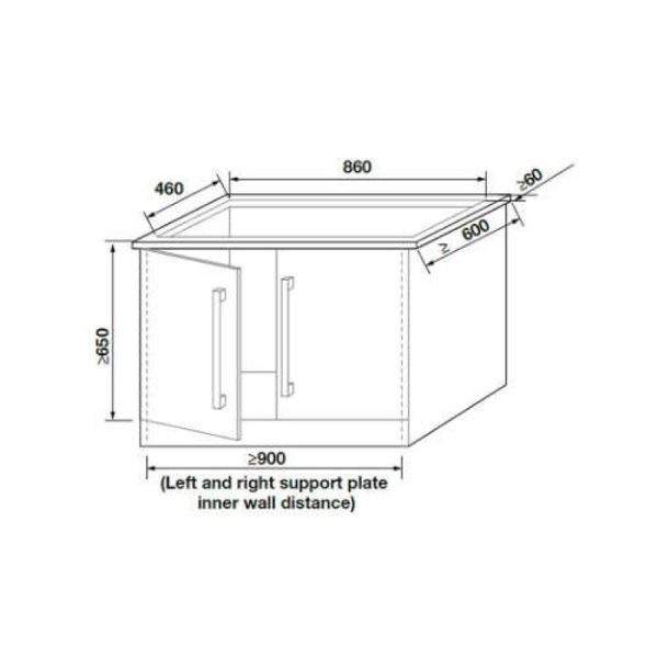 Máy Rửa Chén Kết Hợp Chậu Rửa Chén Hafele HDW-SD90A 539.20.530 - 6 bộ