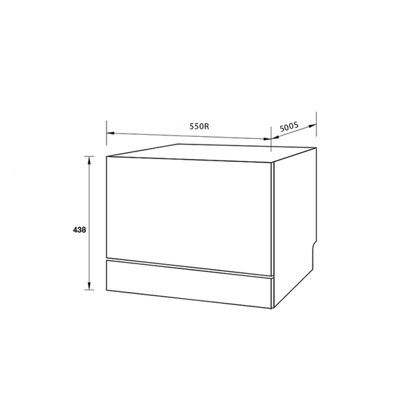 Máy Rửa Chén Hafele HDW-T50A 538.21.190 - 6 bộ
