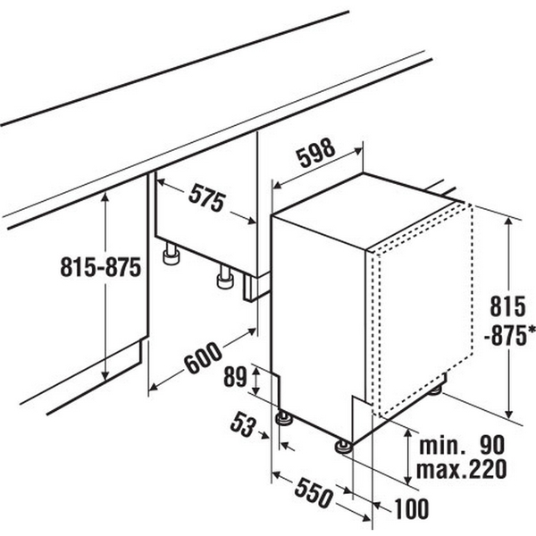 Máy Rửa Chén Kuppersbusch IGV 6509 - 13 bộ, 06 chương trình rửa