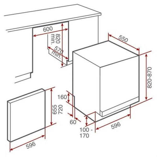 Máy Rửa Chén Teka DW8 59 FI 40716200 - 12 bộ