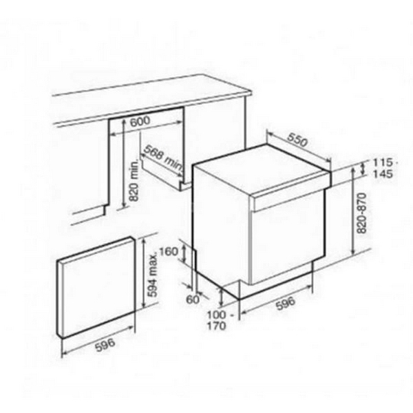 Máy Rửa Chén Teka DW8 60 S 40716160 - 13 bộ
