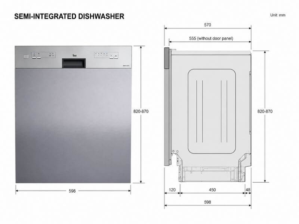 Máy Rửa Chén Teka DW8 60 S 40716160 - 13 bộ