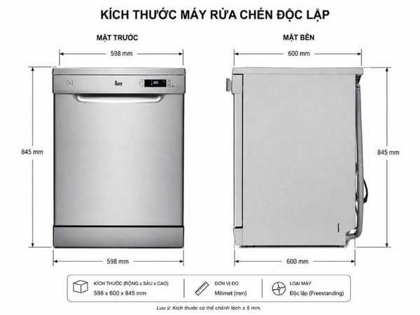 Máy Rửa Chén Teka LP8 820 40782360 - 12 bộ