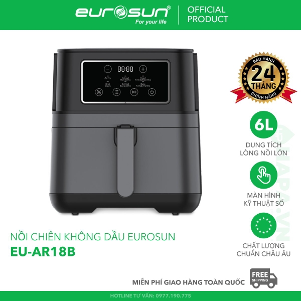 Nồi Chiên Không Dầu EUROSUN EU-AR18B 6 Lít
