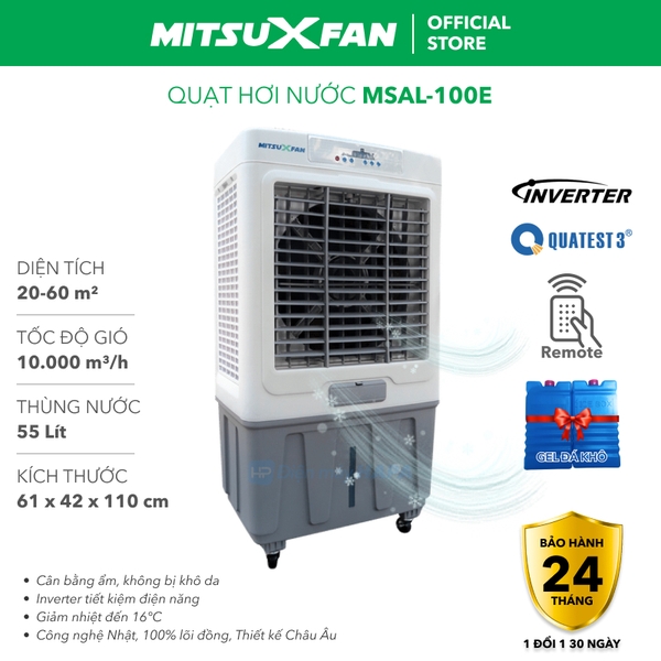 Máy Làm Mát Không Khí MITSUXFAN MSAL-100E - Hàng Chính Hãng - Điện máy HAPA Máy Làm Mát Không Khí MITSUXFAN MSAL-100E - Hàng Chính Hãng - Điện máy HAPA