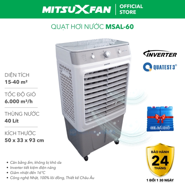 Máy Làm Mát Không Khí MITSUXFAN MSAL-60 - Hàng Chính Hãng - Điện máy HAPA