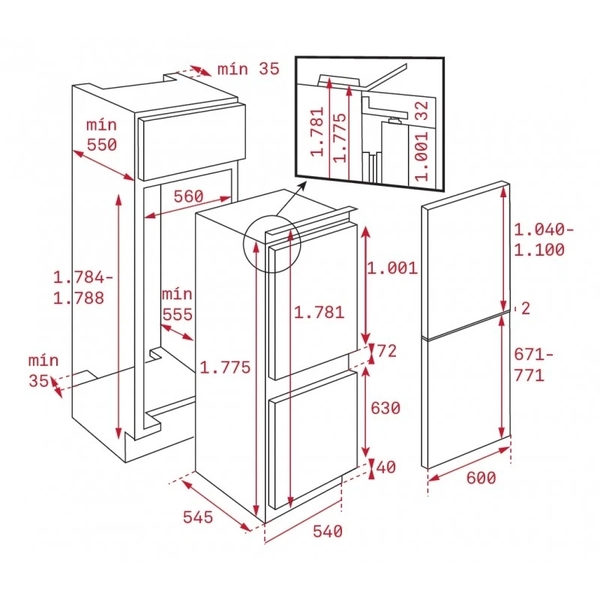 Tủ Lạnh CI3 350 NF GMARK 40634573