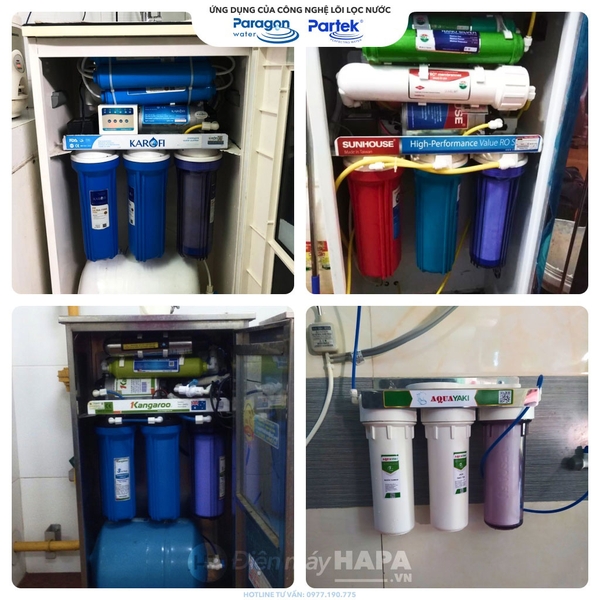 Lõi Lọc Nước PARAGON PARTEK, Full Models Lõi Lọc Thô Cao Cấp