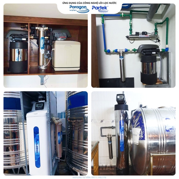 Ảnh lắp đặt thực tế của Lõi Lọc Than Hoạt Tính PARTEK GAC P20 OCB 20 INCH Full Models - Hàng Chính Hãng - 05