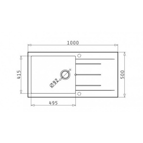 Chậu Rửa Chén PYRAMIS HMH.079814111 PYRAGRANITE ALAZIA 1B 1D