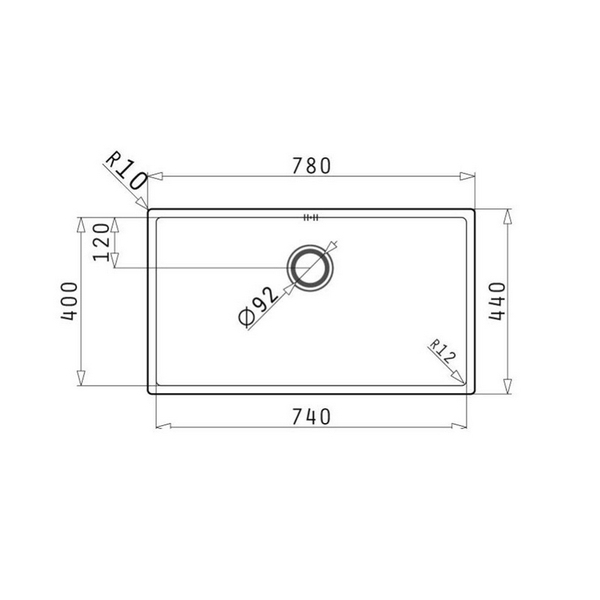 Chậu Rửa Chén Bosch - Pyramis HMH.101028001 ASTRIS (74X40) 1B