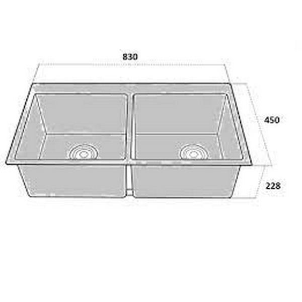 Chậu Rửa Chén Canzy CZ 8345HB