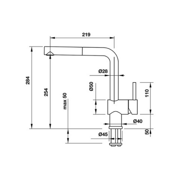 Vòi Rửa Chén Hafele 565.68.250