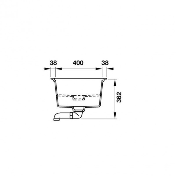 Chậu Đá Hafele HS-GDD11446 D-150 570.35.340