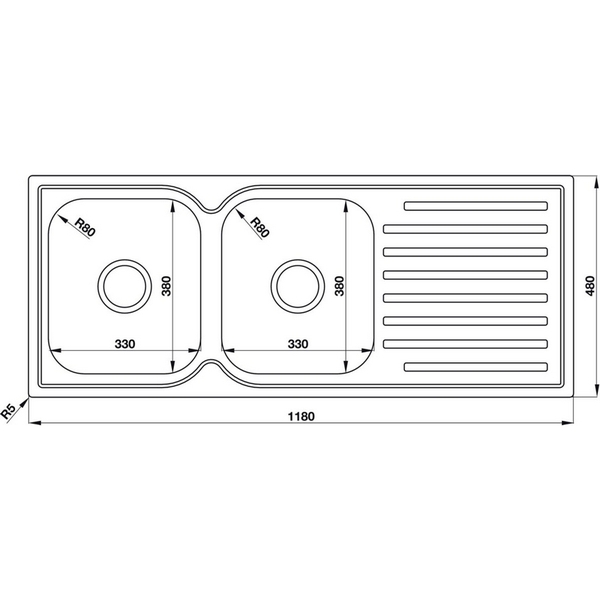 Chậu Rửa Chén Hafele HS-S11848 567.23.030