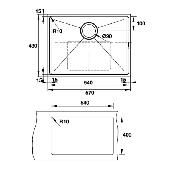Chậu Rửa Chén Hafele HS-S5743 567.43.140