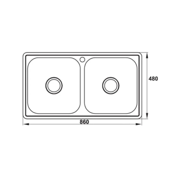 Chậu Rửa Chén Hafele HS-SD8648 567.20.493