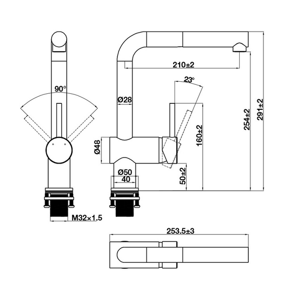 Vòi Rửa Chén Hafele HT21-CH1P245 577.55.220, HT21-CH1P254 577.55.200
