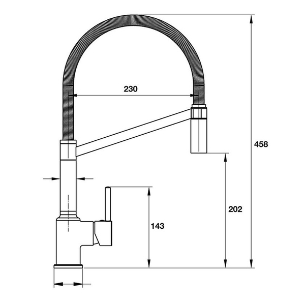 Vòi Rửa Chén Hafele Leto 570.51.010