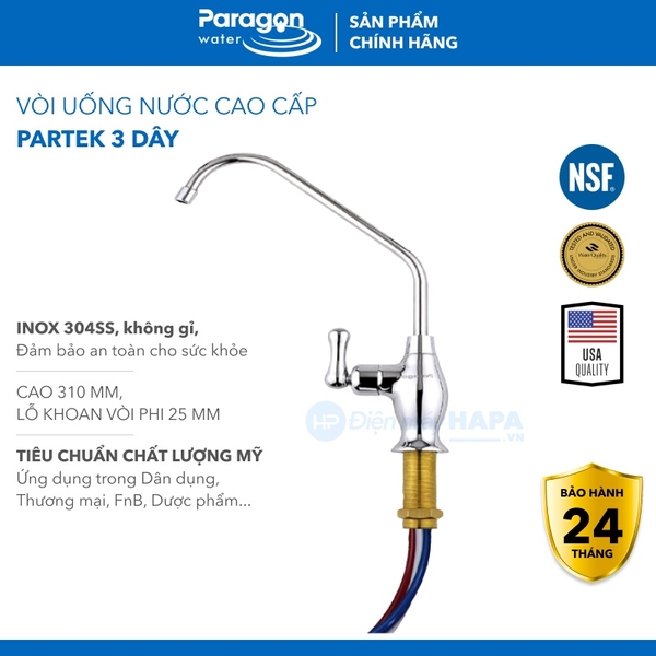 Lõi Lọc Nước PARAGON PARTEK, Full Models Lõi Lọc Thô Cao Cấp