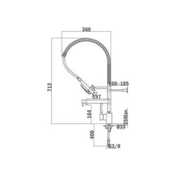 Vòi Rửa Chén Teka MY 202