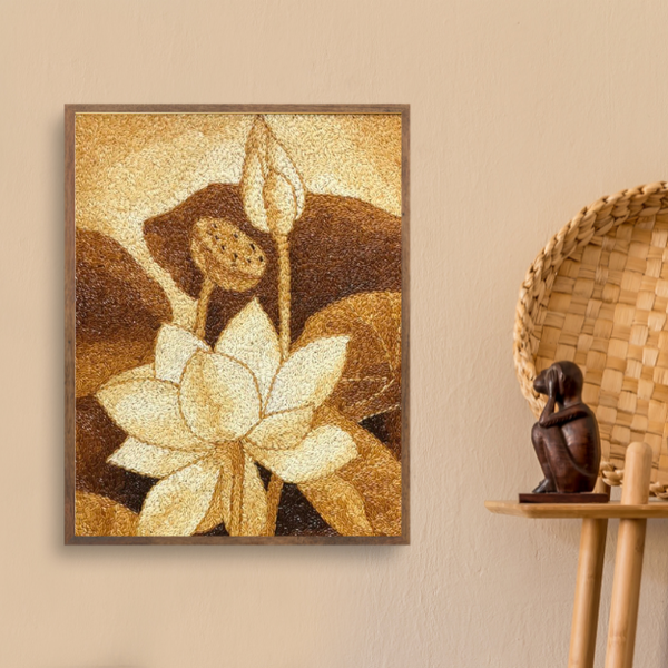 Tranh gạo nghệ thuật 30 x 40