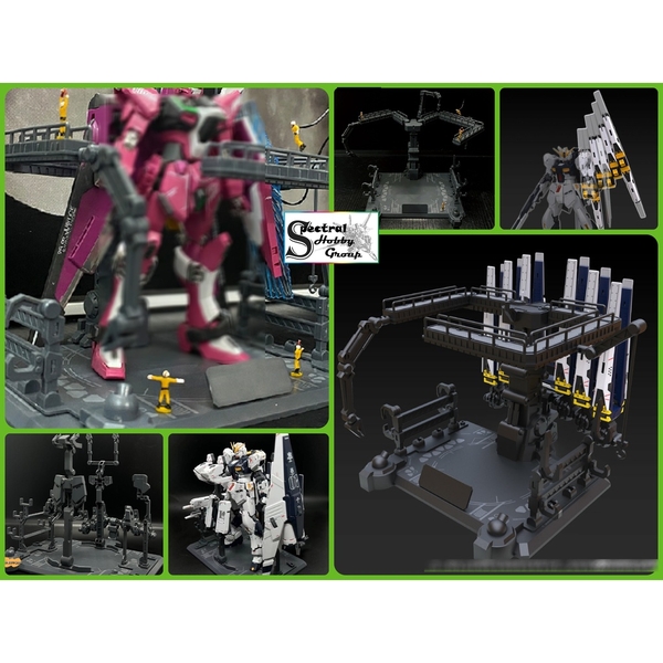 Phụ kiện mô hình lắp ráp FLS Action base Hangar Float Funnel HWS cho HG RG gundam các loại / Nu