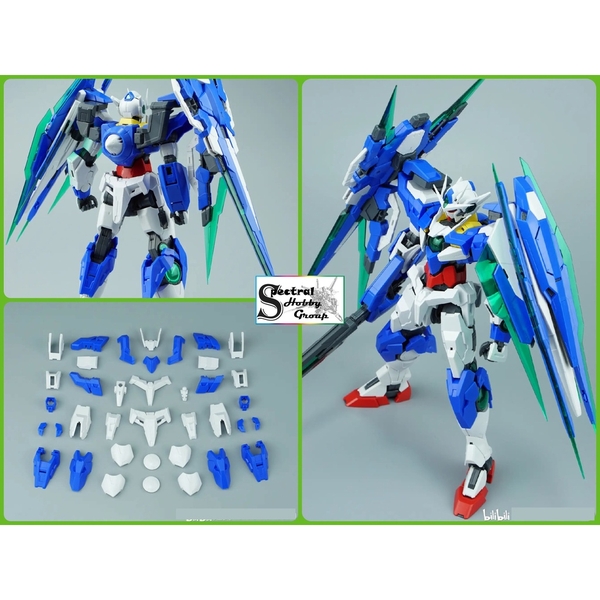 Phụ kiện lắp ráp Custom part độ Armor body cho MG QanT 00Q - QCORE (sp không kèm gundam)