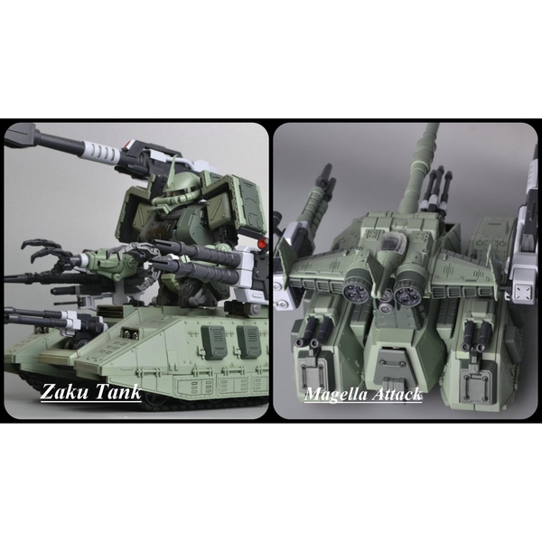 Mô hình lắp ráp MG 1/100 Zaku Tank MS 06V - MAGELLA ATTACK (có led)