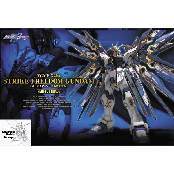 Mô hình lắp ráp PG 1/60 Strike Freedom Gundam Bandai