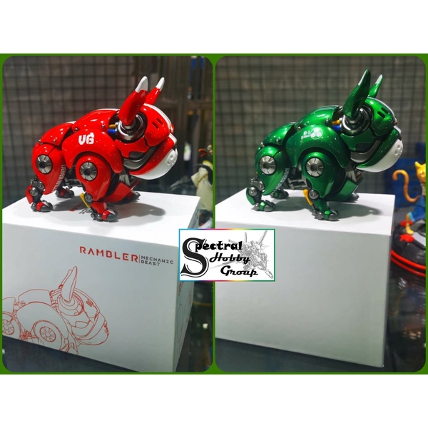 Mô hình Figure HWJ RAMBLER chú chó Bull dog Steampunk Mechanic Beast