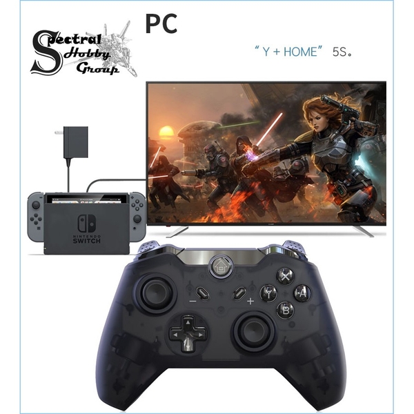Tay cầm chơi game không dây có rung Wireless Pro controller Nintendo Switch PC Android Mobile SWH-8575