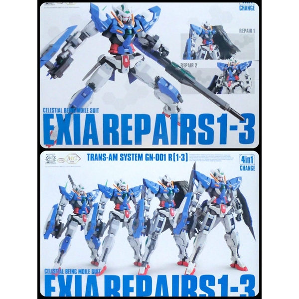 Mô hình lắp ráp MG 1/100 Exia 4-in-1 4in1 MMK - Hobby Star